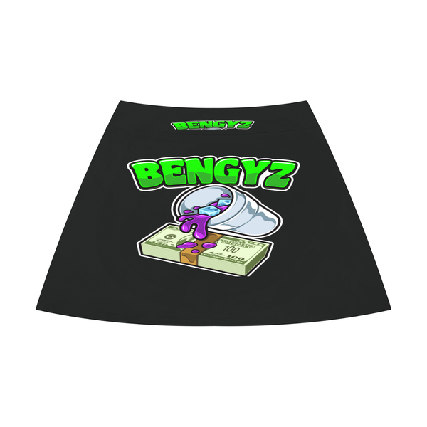 BENGYZ Women's High Rise A-Line Skirt