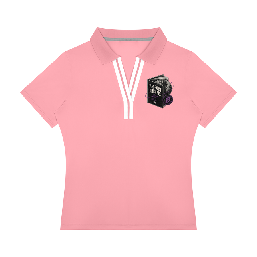 Women’s Color Block Polo Shirt