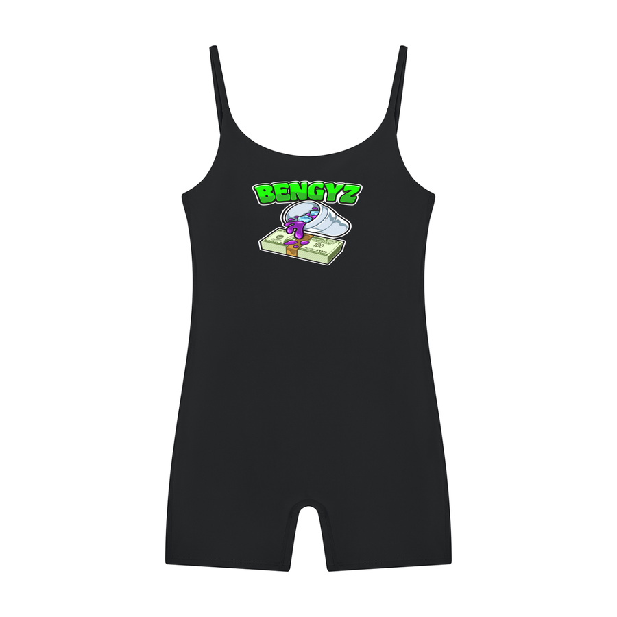 BENGYZ Women's U-Neck Yoga Romper