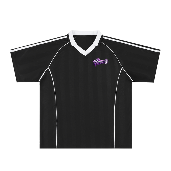 Shadow Stripe Collared Soccer Jersey