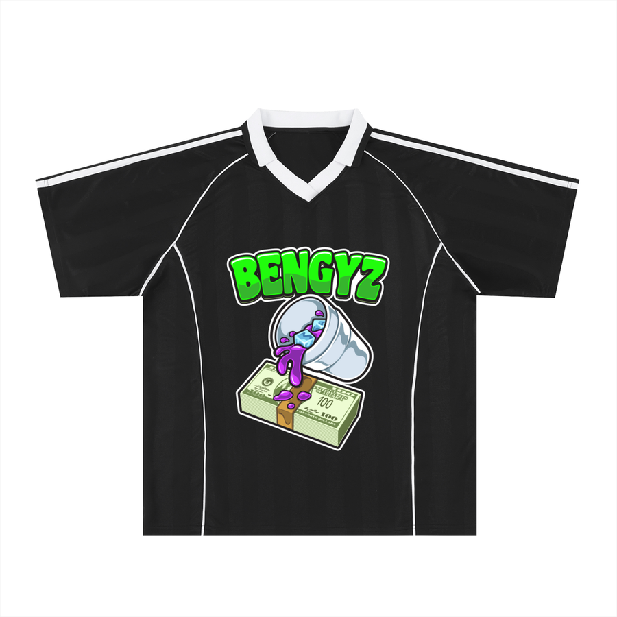BENGYZ Shadow Stripe Collared Soccer Jersey